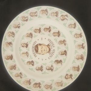 VINTAGE SANGI JOHN F.KENNEDY 10in COLLECTABLE PRESIDENTIAL PLATE